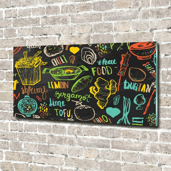 Foto obraz szkło akryl Tajskie jedzenie