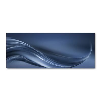 Cuadro acrílico horizontal Ola gris