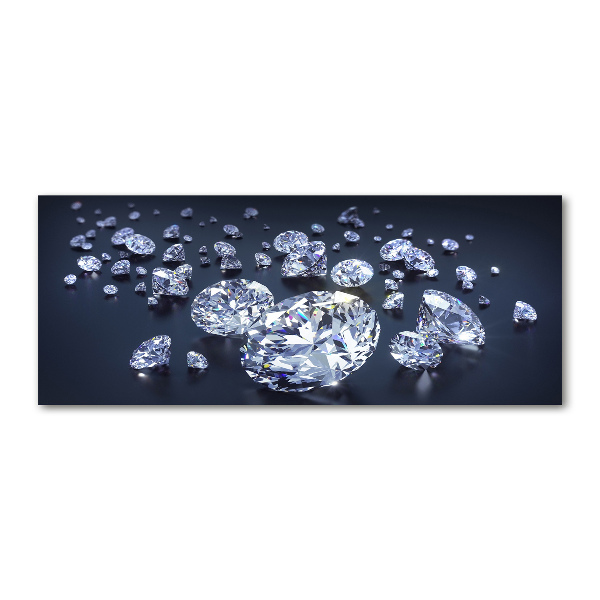 Pintura en acrílico horizontal Diamantes