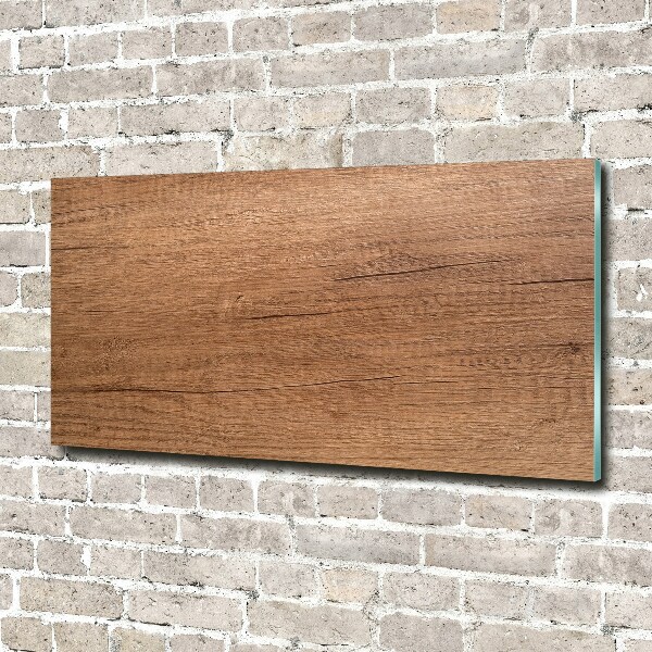 Cuadro acrílico horizontal Fondo de madera