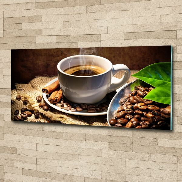 Foto en metacrilato horizontal Una taza de café