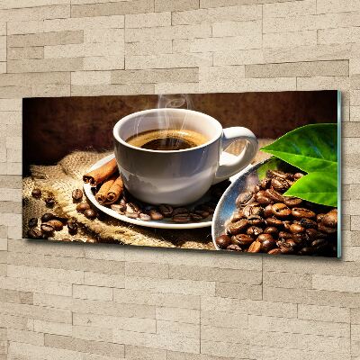 Foto en metacrilato horizontal Una taza de café