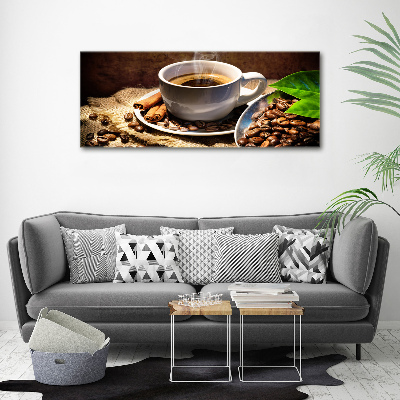Foto en metacrilato horizontal Una taza de café