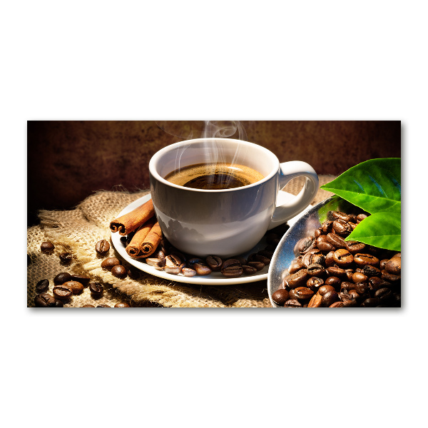 Foto en metacrilato horizontal Una taza de café