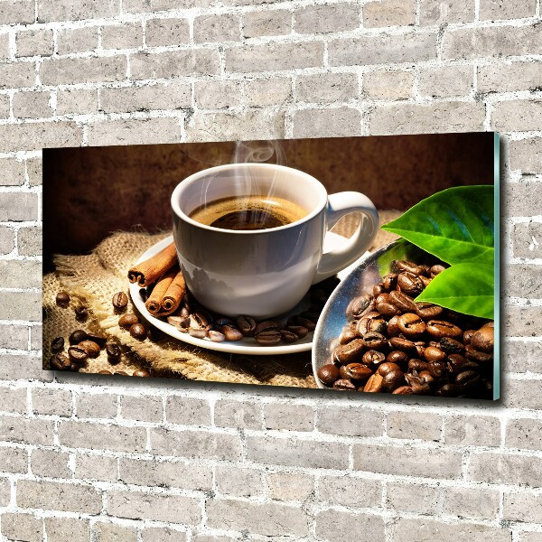 Foto en metacrilato horizontal Una taza de café