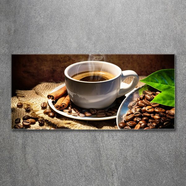 Foto en metacrilato horizontal Una taza de café