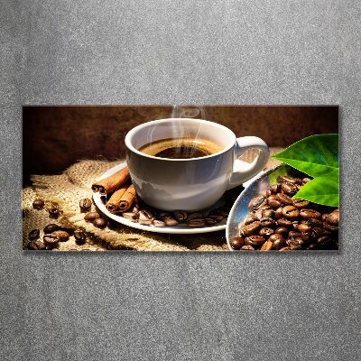 Foto en metacrilato horizontal Una taza de café