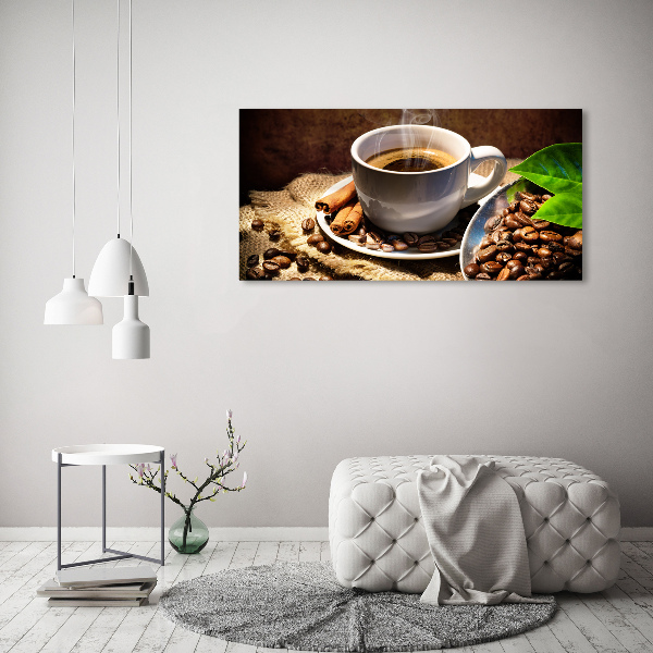 Foto en metacrilato horizontal Una taza de café