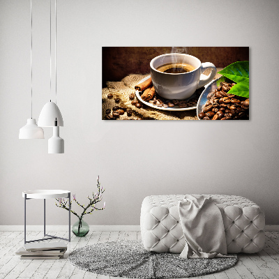 Foto en metacrilato horizontal Una taza de café