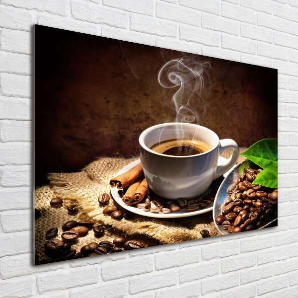 Foto en metacrilato horizontal Una taza de café