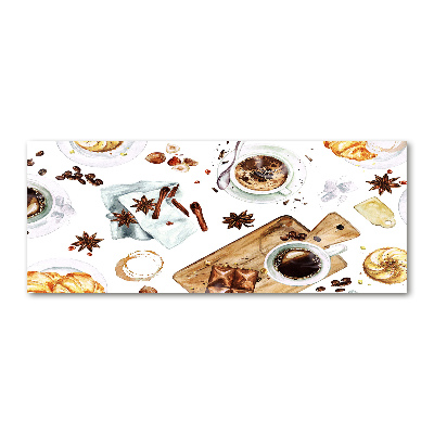 Foto en metacrilato horizontal Café de la mañana