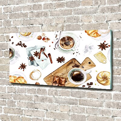 Foto en metacrilato horizontal Café de la mañana