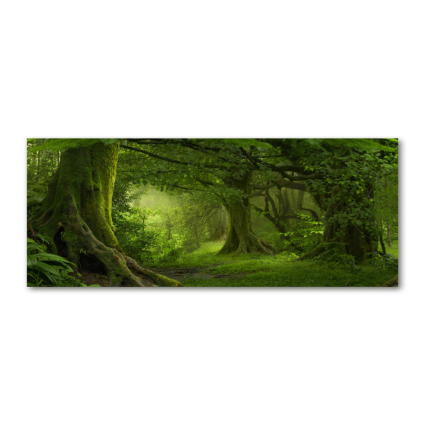 Pintura en acrílico horizontal Selva tropical