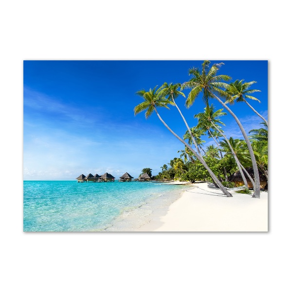Cuadro metacrilato horizontal Maldivas
