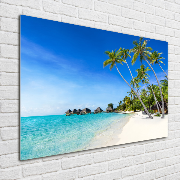 Cuadro metacrilato horizontal Maldivas