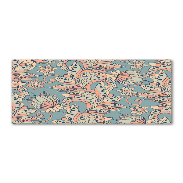 Foto en metacrilato horizontal flores étnicas