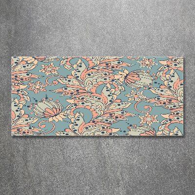 Foto en metacrilato horizontal flores étnicas