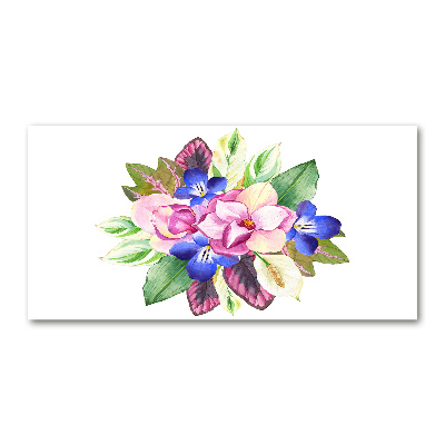 Foto en metacrilato horizontal Un ramo de flores