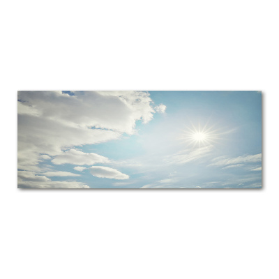 Cuadro acrílico horizontal Nubes en el cielo
