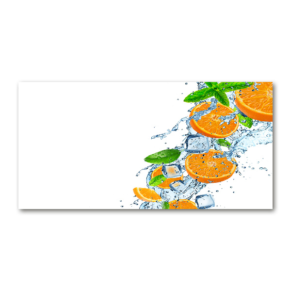 Cuadro acrílico horizontal Naranjas