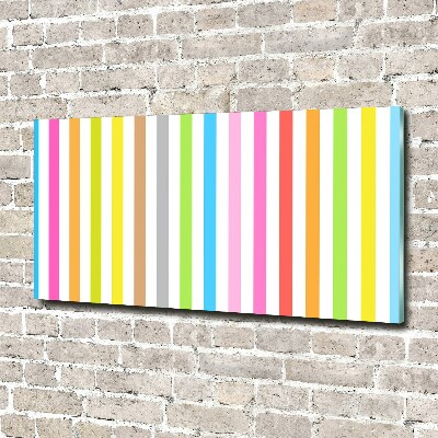 Cuadro acrílico horizontal Rayas de colores