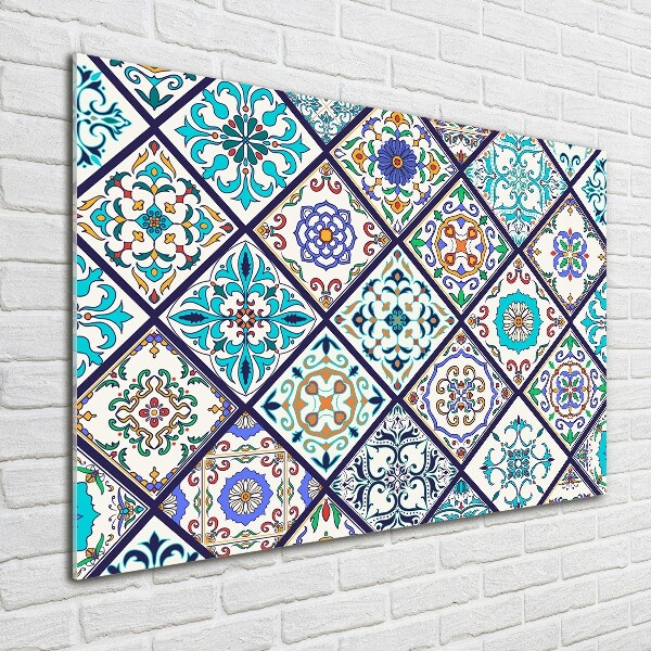 Pintura en acrílico horizontal Azulejos de cerámica