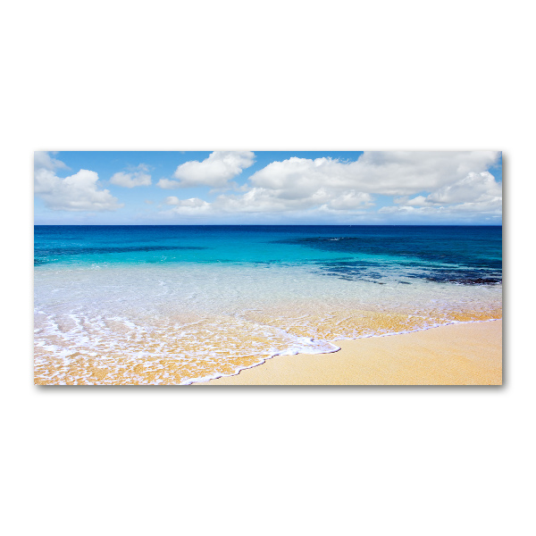 Pintura en acrílico horizontal Mar en calma