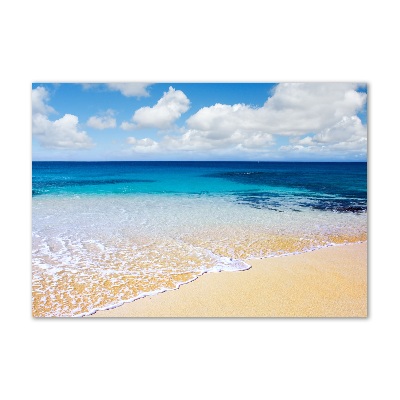 Pintura en acrílico horizontal Mar en calma