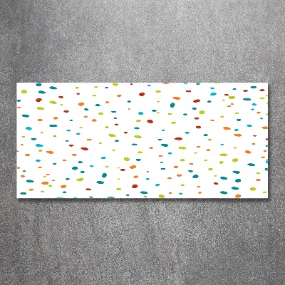 Cuadro metacrilato horizontal Puntos de colores