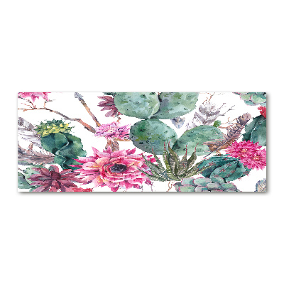 Pintura en acrílico horizontal Cactus