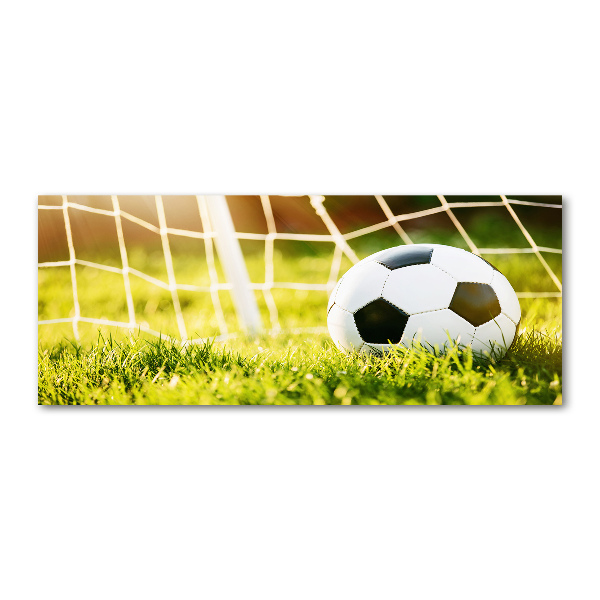 Foto en metacrilato horizontal El balón está en la portería.
