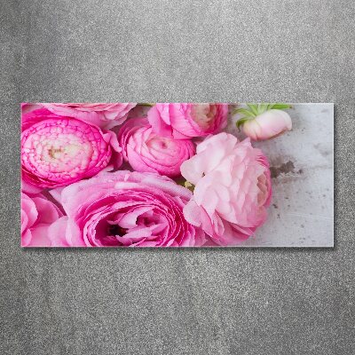 Cuadro metacrilato horizontal Rosas silvestres