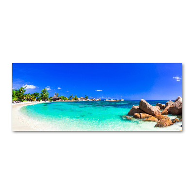 Cuadro metacrilato horizontal Playa de Seychelles