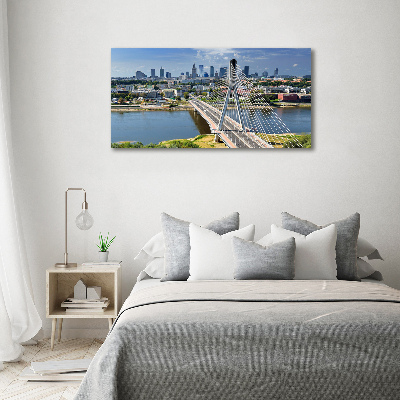 Pintura en acrílico horizontal Varsovia Polonia