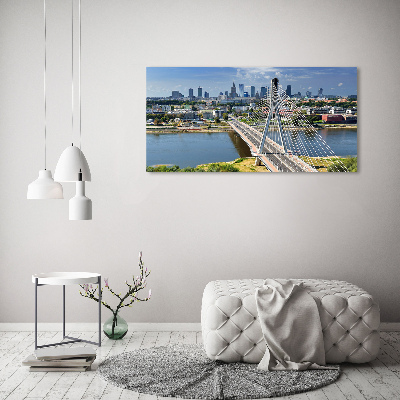 Pintura en acrílico horizontal Varsovia Polonia