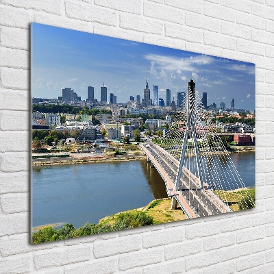 Pintura en acrílico horizontal Varsovia Polonia