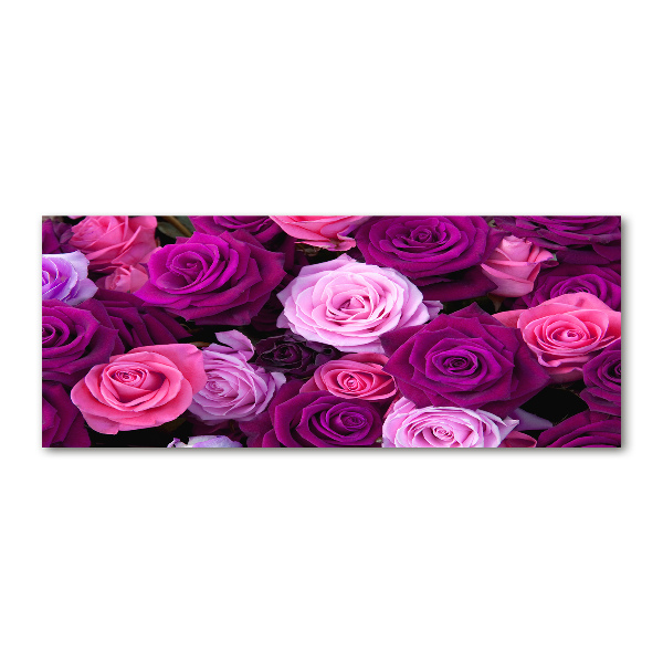 Pintura en acrílico horizontal Rosas