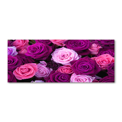 Pintura en acrílico horizontal Rosas