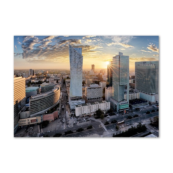 Cuadro metacrilato horizontal Varsovia Polonia
