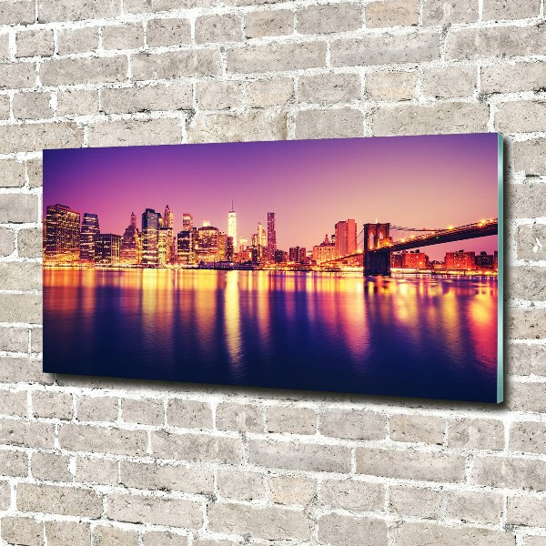 Foto en metacrilato horizontal Manhattan Nueva York