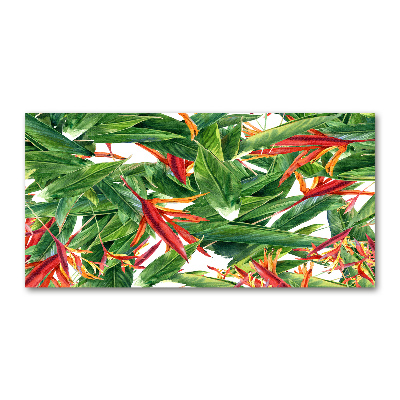 Cuadro metacrilato horizontal Patrón floral