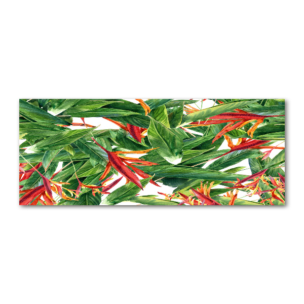 Cuadro metacrilato horizontal Patrón floral