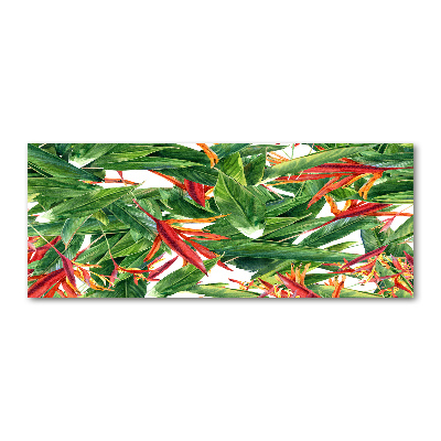 Cuadro metacrilato horizontal Patrón floral