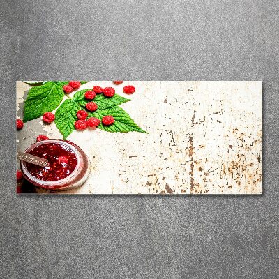 Foto en metacrilato horizontal Mermelada de frambuesa