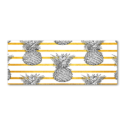 Cuadro metacrilato horizontal tiras de piña