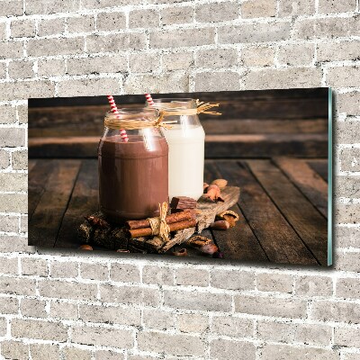 Cuadro metacrilato horizontal Cócteles en frascos