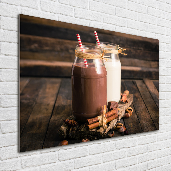 Cuadro metacrilato horizontal Cócteles en frascos