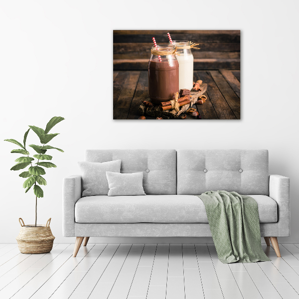 Obraz zdjęcie akryl Koktajle w słoikach