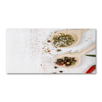 Pintura en acrílico horizontal Verduras y especias