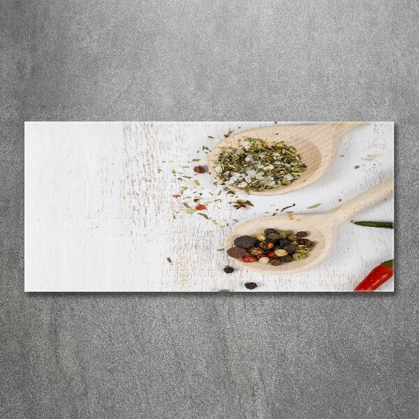 Pintura en acrílico horizontal Verduras y especias